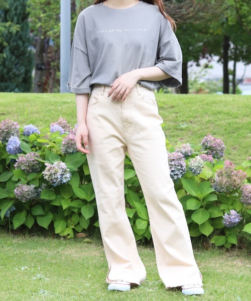 PairPair（ペアペア）の「サマーフォトプリントT（Tシャツ/カットソー・レディース・オフホワイト/ホワイト/モカ/ブルー・FREE）」の12枚目の写真