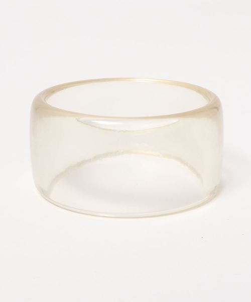 mystic（ミスティック）の「太クリアバングル（バングル/リストバンド・レディース・ブラウン/クリア・ONE SIZE）」の2枚目の写真