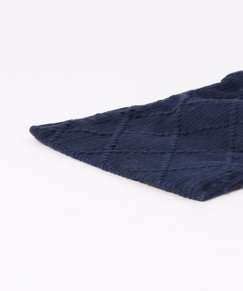 TONE SELECT GOODS(トーンセレクトグッズ)の「【Butler Verner Sails】反応染め九櫻刺子ネックミニポーチ(ショルダーバッグ・レディース・ブルーグレー/グリーン/ネイビー/イエロー/キャメル・FREE)」の8枚目の写真
