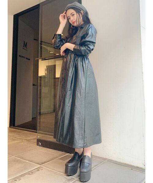 GYDA（ジェイダ）の「タンクソールチャンキーローファー（ローファー・レディース・ブラック・MEDIUM/LARGE/SMALL）」の2枚目の写真