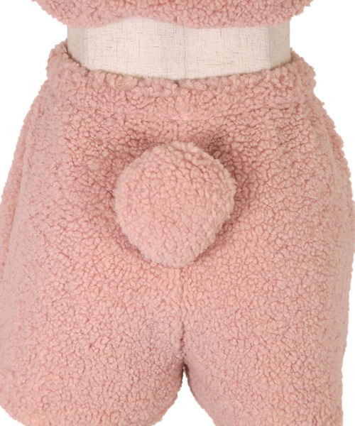 Tika（ティカ）の「コスプレ セクシー アニマル かわいい もこもこ うさぎ ノースリーブ ショートパンツ セットアップ 5点セット（コスチューム/パーティーグッズ・レディース・ベージュ・L/M）」の6枚目の写真