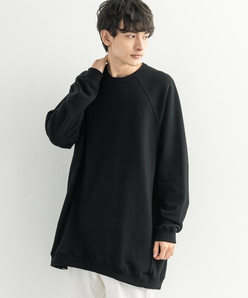 Audience（オーディエンス）の「日本製 裏毛 スーパービッグシルエット 無地スウェット AUD6234（スウェット・メンズ・オートミール/ブラック/オリーブ/ネイビー/グレー・L/M）」の22枚目の写真