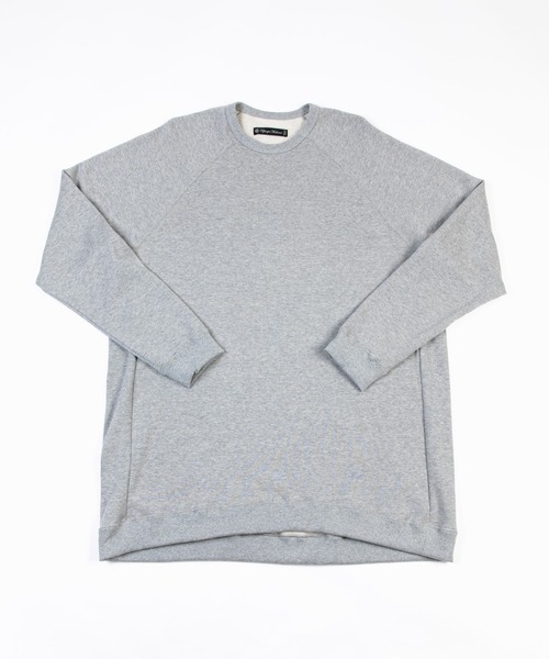 Audience（オーディエンス）の「日本製 裏毛 スーパービッグシルエット 無地スウェット AUD6234（スウェット・メンズ・オートミール/ブラック/オリーブ/ネイビー/グレー・L/M）」の6枚目の写真
