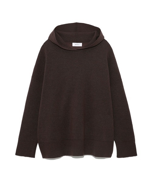 Mila Owen（ミラオーウェン）の「ダブルフェイスニットフーディー