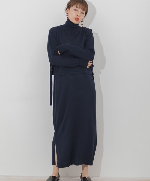 Sonny ワンピース ドレス Label アーバンリサーチサニーレーベル のファッション ワンピース Urban ベスト付きニットワンピースセット ワンピース Urban セール Research