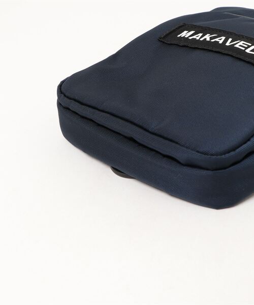 MAKAVELIC（マキャベリック）の「【62】【it】【MAKAVELIC】TRUCKS CROSS-TIE POUCH BAG（ショルダーバッグ・メンズ・ネイビー/オレンジ・FREE）」の4枚目の写真