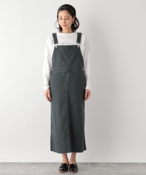 LEPSIM（レプシィム）の「ツイルジャンパースカート　934800（ジャンパースカート・レディース・ベージュ/グレー・MEDIUM/LARGE）」の17枚目の写真