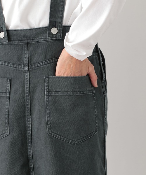 LEPSIM（レプシィム）の「ツイルジャンパースカート　934800（ジャンパースカート・レディース・ベージュ/グレー・MEDIUM/LARGE）」の10枚目の写真