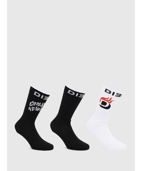 メンズ ソックス 3パックセット ソックス 靴下 Diesel ディーゼル のファッション通販 Zozotown