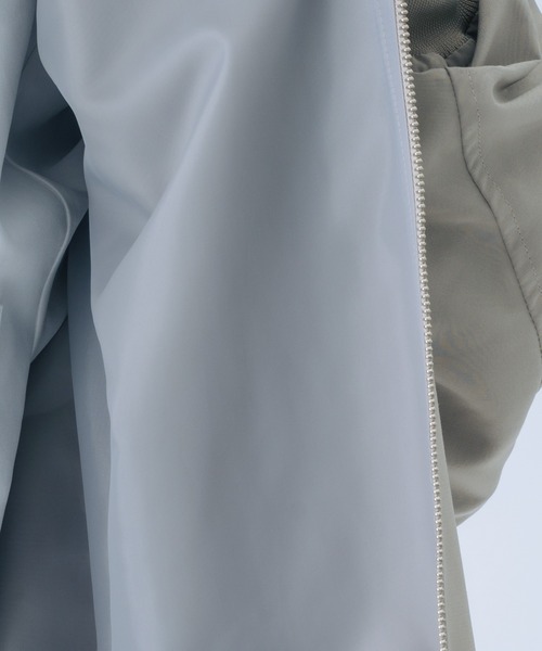 epnok(エプノック)の「ベーシックルーズMA-1(MA-1・メンズ・チャコールグレー/ライトブラウン/グレイッシュベージュ・MEDIUM/LARGE)」の10枚目の写真