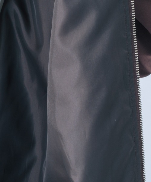 epnok(エプノック)の「ベーシックルーズMA-1(MA-1・メンズ・チャコールグレー/ライトブラウン/グレイッシュベージュ・MEDIUM/LARGE)」の7枚目の写真