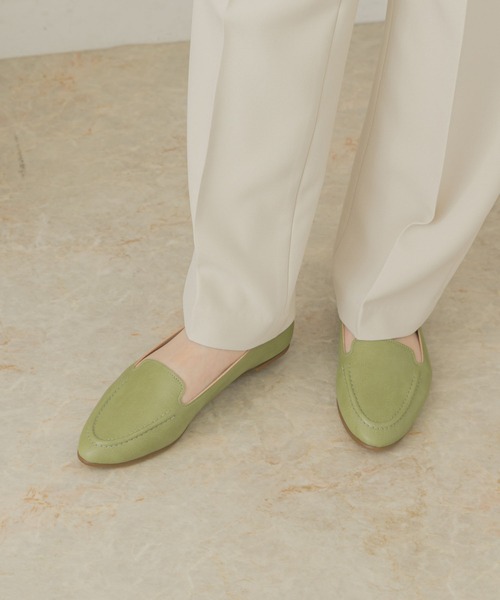 RODE SKO(ロデスコ)の「『MADE IN JAPAN』ELKE やわらかスリッポン(スリッポン・レディース・グリーン系その他/ベージュ系その他/アイボリー/ブラック/オフホワイト/ライトグレー/ブラウン・36/38/37)」の7枚目の写真