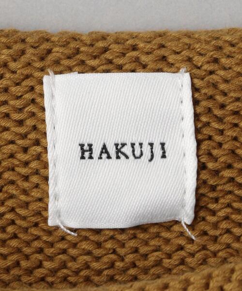 HAKUJI（ハクジ）の「＜HAKUJI＞ニットブラタンクトップ（タンク