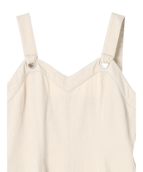 Sugar spoon（シュガースプーン）の「・SUGAR SPOON ツイルフレアジャンスカ＊（ジャンパースカート・レディース・ブラック/アイボリー/ライトカーキ・FREE）」の20枚目の写真