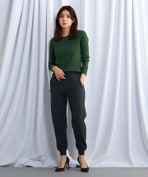 JET（ジェット）の「◆【ウォッシャブル】ウエストゴムサイドラインスウェットパンツ（その他パンツ・レディース・カーキ/ベビーピンク/チャコールグレー・04/02）」の5枚目の写真