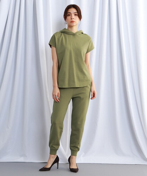 JET（ジェット）の「◆【ウォッシャブル】ウエストゴムサイドラインスウェットパンツ（その他パンツ・レディース・カーキ/ベビーピンク/チャコールグレー・04/02）」の7枚目の写真