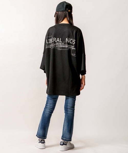 RE730(アールイーセブンサーティー)の「【RE730】リフレクタープリントドルマン 半袖Tシャツ(Tシャツ/カットソー・メンズ・ホワイト/ベージュ/ブラック・L/XL/M)」の18枚目の写真
