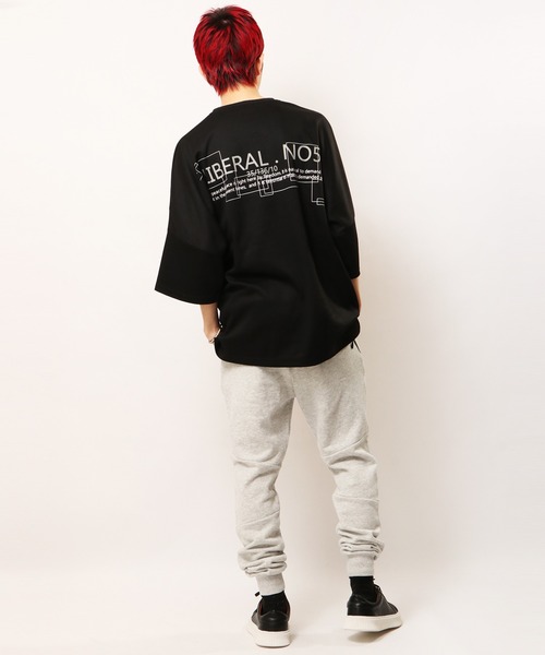 RE730(アールイーセブンサーティー)の「【RE730】リフレクタープリントドルマン 半袖Tシャツ(Tシャツ/カットソー・メンズ・ホワイト/ベージュ/ブラック・L/XL/M)」の14枚目の写真