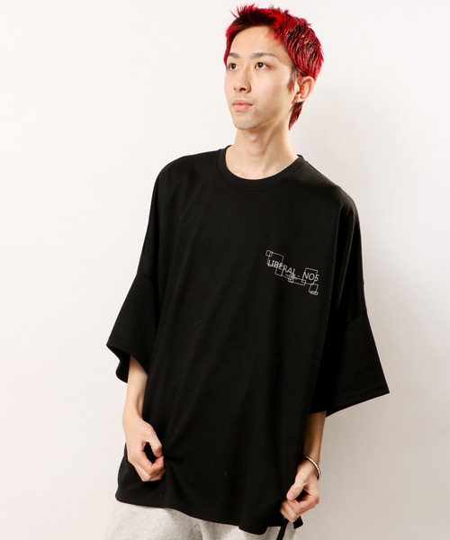 RE730(アールイーセブンサーティー)の「【RE730】リフレクタープリントドルマン 半袖Tシャツ(Tシャツ/カットソー・メンズ・ホワイト/ベージュ/ブラック・L/XL/M)」の11枚目の写真