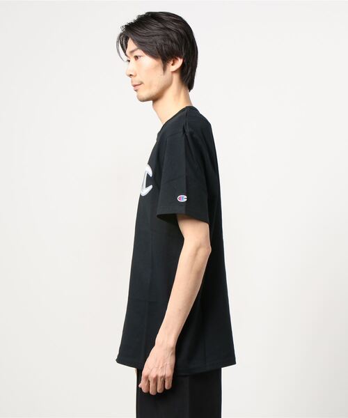 Champion デカロゴ メンズ半袖tシャツ Tシャツ カットソー トップス デカロゴ Champion チャンピオン のファッション チャンピオン