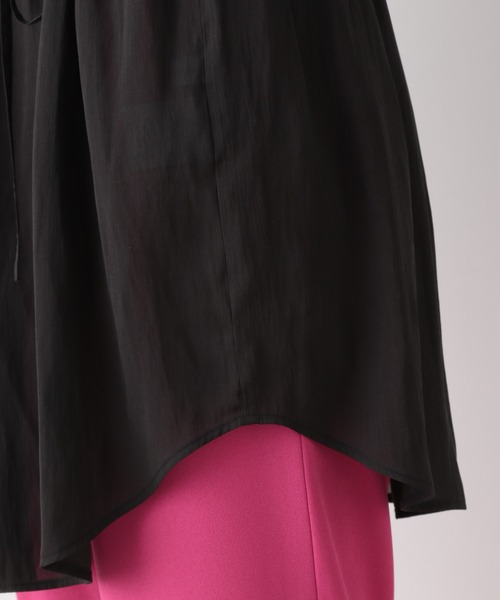 LEPSIM（レプシィム）の「マエアキギャザーブラウス　935030（シャツ/ブラウス・レディース・ブラウン/オフホワイト/ブラック/グリーン・FREE）」の10枚目の写真