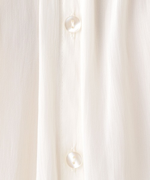 LEPSIM（レプシィム）の「マエアキギャザーブラウス　935030（シャツ/ブラウス・レディース・ブラウン/オフホワイト/ブラック/グリーン・FREE）」の8枚目の写真