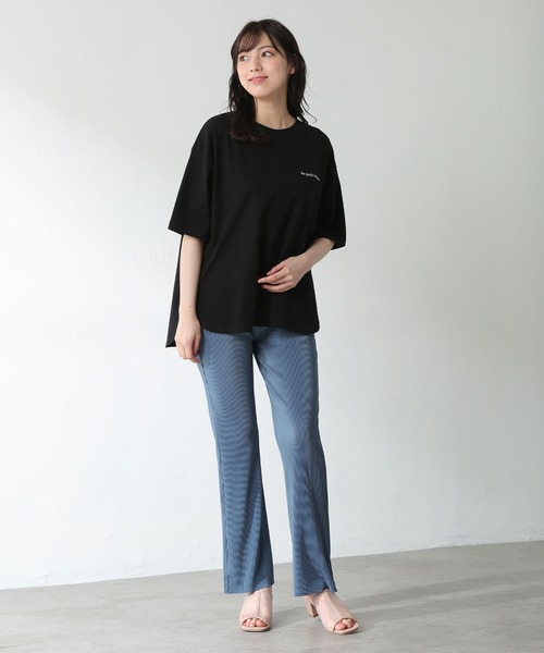 Honeys(ハニーズ)の「プリーツパンツ(その他パンツ・レディース・ベージュ/オレンジ/ブルー系その他/モカ/ブラック・L/LL/S/M)」の10枚目の写真