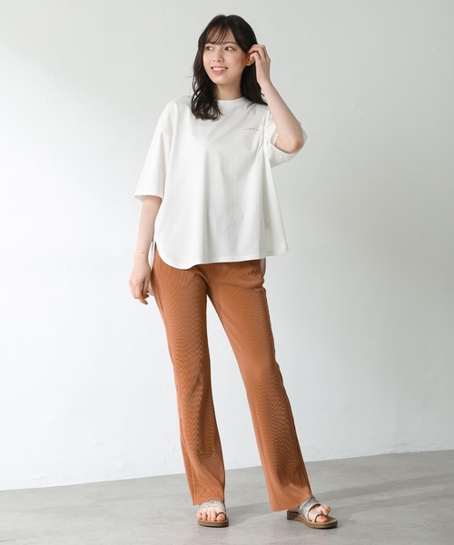 Honeys(ハニーズ)の「プリーツパンツ(その他パンツ・レディース・ベージュ/オレンジ/ブルー系その他/モカ/ブラック・L/LL/S/M)」の17枚目の写真