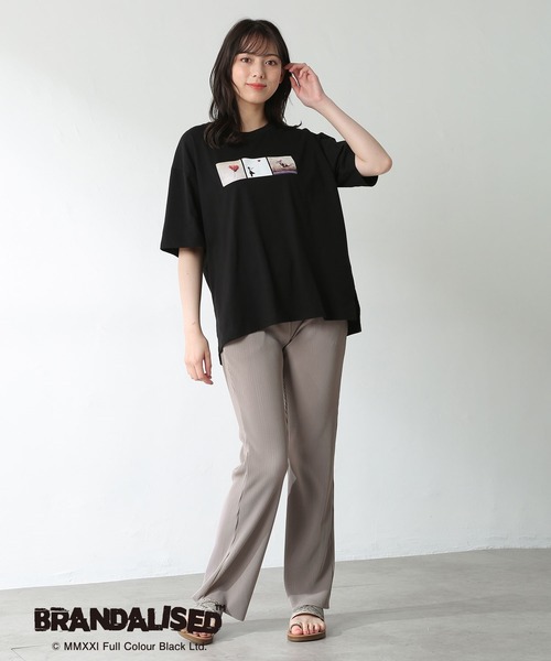 Honeys(ハニーズ)の「プリーツパンツ(その他パンツ・レディース・ベージュ/オレンジ/ブルー系その他/モカ/ブラック・L/LL/S/M)」の8枚目の写真