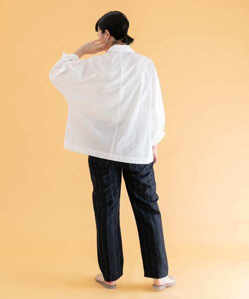 unify（ユニファイ）の「UNIFY　Cupro Linen Easy Pants（その他パンツ・レディース・ブルー系その他/ブラック・ONE）」の5枚目の写真