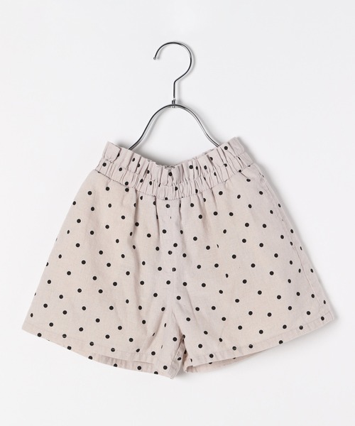 GLOBAL WORK（グローバルワーク）の「【キッズ】ソフトタッチ綿麻キュロット/930635（その他パンツ・キッズ・ベージュ/ブラック/ホワイト/イエロー・100cm/110cm/140cm/150cm/160cm/130cm/120cm）」の3枚目の写真