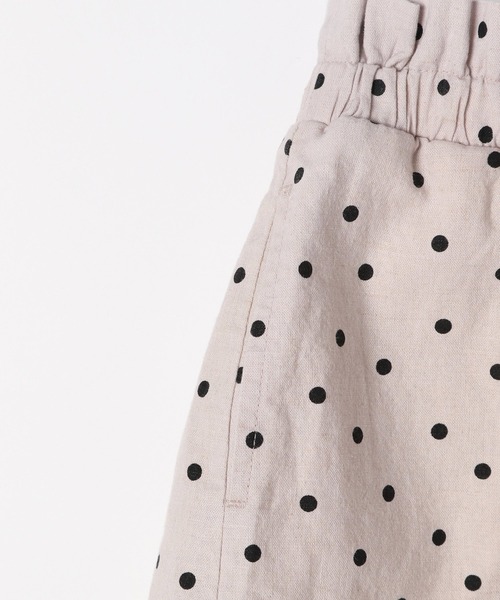 GLOBAL WORK（グローバルワーク）の「【キッズ】ソフトタッチ綿麻キュロット/930635（その他パンツ・キッズ・ベージュ/ブラック/ホワイト/イエロー・100cm/110cm/140cm/150cm/160cm/130cm/120cm）」の6枚目の写真