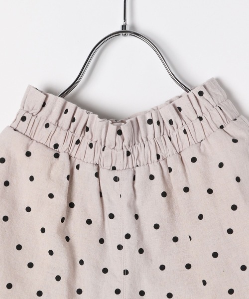 GLOBAL WORK（グローバルワーク）の「【キッズ】ソフトタッチ綿麻キュロット/930635（その他パンツ・キッズ・ベージュ/ブラック/ホワイト/イエロー・100cm/110cm/140cm/150cm/160cm/130cm/120cm）」の8枚目の写真