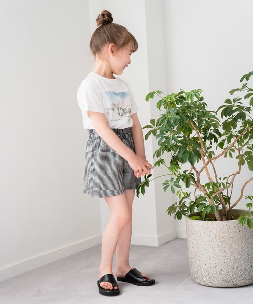 GLOBAL WORK（グローバルワーク）の「【キッズ】ソフトタッチ綿麻キュロット/930635（その他パンツ・キッズ・ベージュ/ブラック/ホワイト/イエロー・100cm/110cm/140cm/150cm/160cm/130cm/120cm）」の13枚目の写真