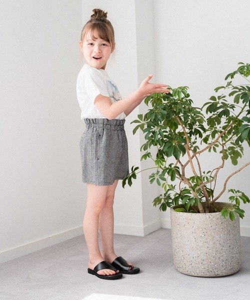 GLOBAL WORK（グローバルワーク）の「【キッズ】ソフトタッチ綿麻キュロット/930635（その他パンツ・キッズ・ベージュ/ブラック/ホワイト/イエロー・100cm/110cm/140cm/150cm/160cm/130cm/120cm）」の14枚目の写真