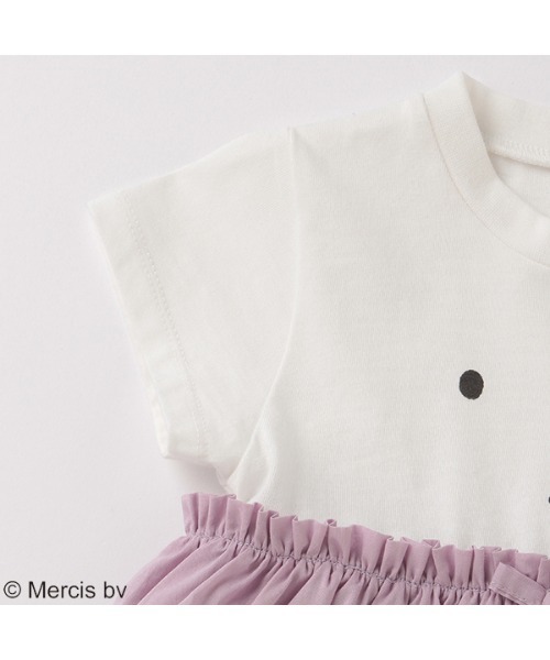 petit main（プティマイン）の「【miffy】ドッキングワンピース（ワンピース・キッズ・ブラック/ラベンダー・80ｃｍ/90cm/110cm/100cm/120cm/130cm）」の12枚目の写真