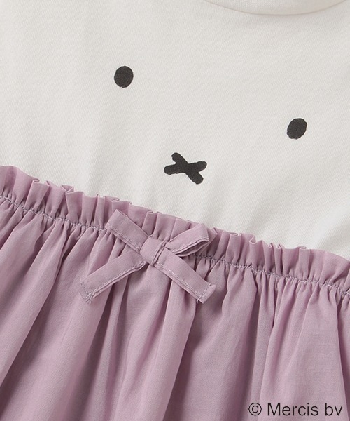 petit main（プティマイン）の「【miffy】ドッキングワンピース（ワンピース・キッズ・ブラック/ラベンダー・80ｃｍ/90cm/110cm/100cm/120cm/130cm）」の22枚目の写真