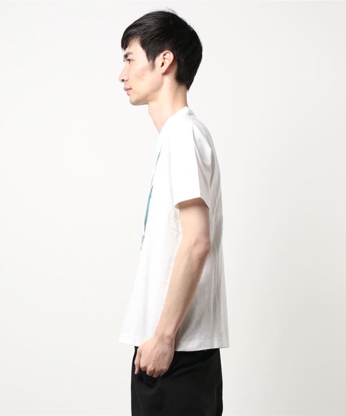 HIDEAWAYS NICOLE(ハイダウェイニコル)の「フェザープリントTシャツ(Tシャツ/カットソー・メンズ・ブラック/その他1/ホワイト/ラベンダー・X-LARGE/LARGE/MEDIUM)」の7枚目の写真