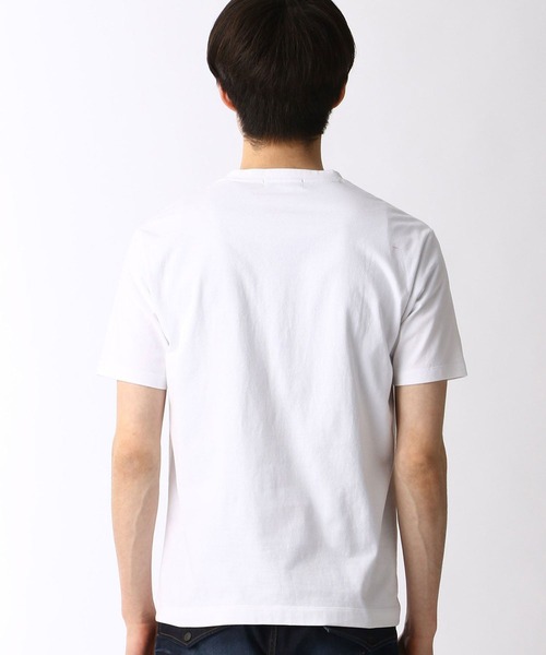 HIDEAWAYS NICOLE(ハイダウェイニコル)の「フェザープリントTシャツ(Tシャツ/カットソー・メンズ・ブラック/その他1/ホワイト/ラベンダー・X-LARGE/LARGE/MEDIUM)」の6枚目の写真