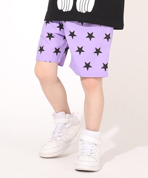 BABYDOLL(ベビードール)の「速乾ベビドハーフパンツ 総柄 5039K(その他パンツ・キッズ・カーキ/マスタード/キャメル/バイオレット/ネイビー/モスグリーン/ターコイズブルー/ピンク/ブラック/パープル/サンドグレー・90cm/100cm/110cm/120cm/130cm/150cm/140cm)」の7枚目の写真