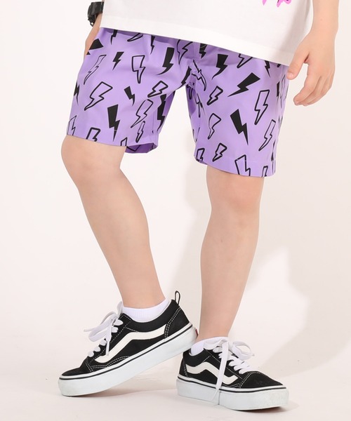 BABYDOLL(ベビードール)の「速乾ベビドハーフパンツ 総柄 5039K(その他パンツ・キッズ・カーキ/マスタード/キャメル/バイオレット/ネイビー/モスグリーン/ターコイズブルー/ピンク/ブラック/パープル/サンドグレー・90cm/100cm/110cm/120cm/130cm/150cm/140cm)」の8枚目の写真