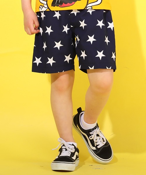 BABYDOLL(ベビードール)の「速乾ベビドハーフパンツ 総柄 5039K(その他パンツ・キッズ・カーキ/マスタード/キャメル/バイオレット/ネイビー/モスグリーン/ターコイズブルー/ピンク/ブラック/パープル/サンドグレー・90cm/100cm/110cm/120cm/130cm/150cm/140cm)」の5枚目の写真