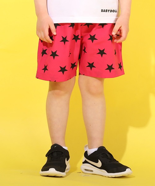 BABYDOLL(ベビードール)の「速乾ベビドハーフパンツ 総柄 5039K(その他パンツ・キッズ・カーキ/マスタード/キャメル/バイオレット/ネイビー/モスグリーン/ターコイズブルー/ピンク/ブラック/パープル/サンドグレー・90cm/100cm/110cm/120cm/130cm/150cm/140cm)」の11枚目の写真