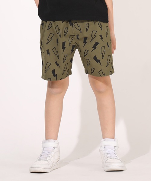 BABYDOLL(ベビードール)の「速乾ベビドハーフパンツ 総柄 5039K(その他パンツ・キッズ・カーキ/マスタード/キャメル/バイオレット/ネイビー/モスグリーン/ターコイズブルー/ピンク/ブラック/パープル/サンドグレー・90cm/100cm/110cm/120cm/130cm/150cm/140cm)」の1枚目の写真