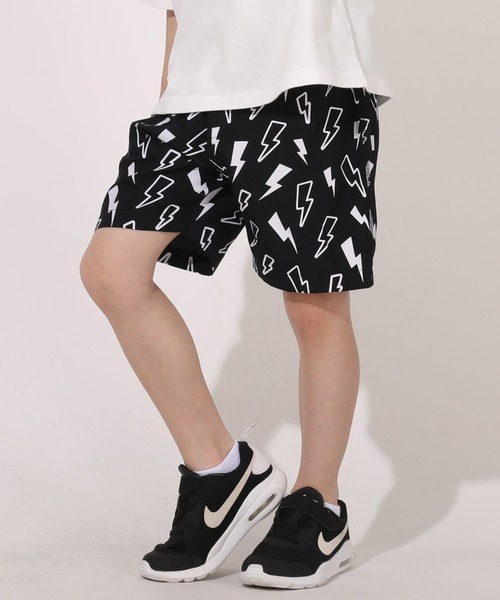 BABYDOLL(ベビードール)の「速乾ベビドハーフパンツ 総柄 5039K(その他パンツ・キッズ・カーキ/マスタード/キャメル/バイオレット/ネイビー/モスグリーン/ターコイズブルー/ピンク/ブラック/パープル/サンドグレー・90cm/100cm/110cm/120cm/130cm/150cm/140cm)」の2枚目の写真