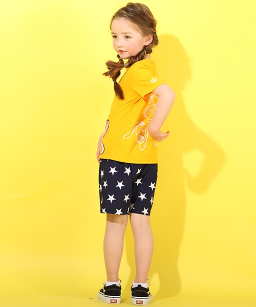 BABYDOLL(ベビードール)の「速乾ベビドハーフパンツ 総柄 5039K(その他パンツ・キッズ・カーキ/マスタード/キャメル/バイオレット/ネイビー/モスグリーン/ターコイズブルー/ピンク/ブラック/パープル/サンドグレー・90cm/100cm/110cm/120cm/130cm/150cm/140cm)」の18枚目の写真