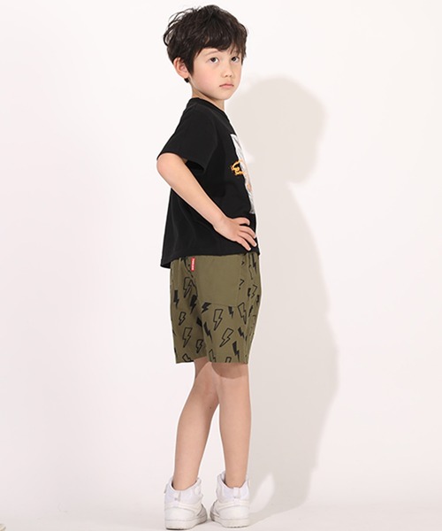 BABYDOLL(ベビードール)の「速乾ベビドハーフパンツ 総柄 5039K(その他パンツ・キッズ・カーキ/マスタード/キャメル/バイオレット/ネイビー/モスグリーン/ターコイズブルー/ピンク/ブラック/パープル/サンドグレー・90cm/100cm/110cm/120cm/130cm/150cm/140cm)」の17枚目の写真