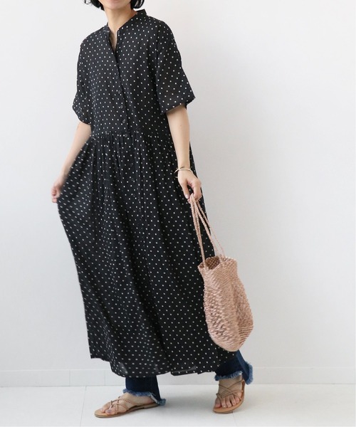 Soil ソイル Banded Collar Dress シャツワンピース シャツワンピース Soil ソイル のファッション通販 Zozotown