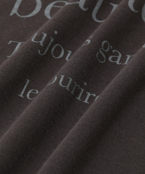 ADAM ET ROPE'（アダムエロペ）の「【WEB限定】ADAM ET ROPE'×GOOD ROCK SPEED 別注ロゴTシャツ（Tシャツ/カットソー・レディース・チャコールグレー/ホワイト/ブラック・FREE）」の14枚目の写真