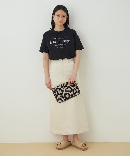 ADAM ET ROPE'（アダムエロペ）の「【WEB限定】ADAM ET ROPE'×GOOD ROCK SPEED 別注ロゴTシャツ（Tシャツ/カットソー・レディース・チャコールグレー/ホワイト/ブラック・FREE）」の19枚目の写真